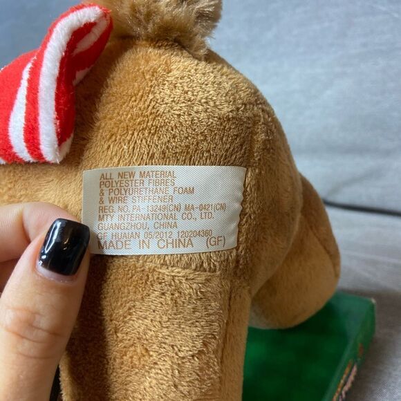 NWB Dan Dee Animated Singing Puppy Weiner Dog Plush Stuffed 3 Christmas Songs - Picture 8 of 11